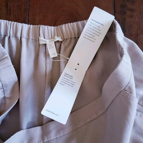 Eileen Fisher Lightweight Tencel Twill Tapered Ankle Pant Size Medium NWT $178 - Picture 10 of 13